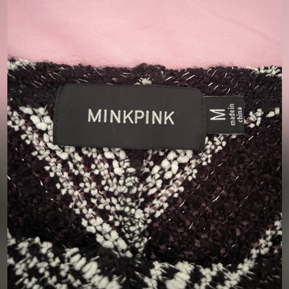 MINKPINK chevron sparkle sweater - Picture 3 of 6